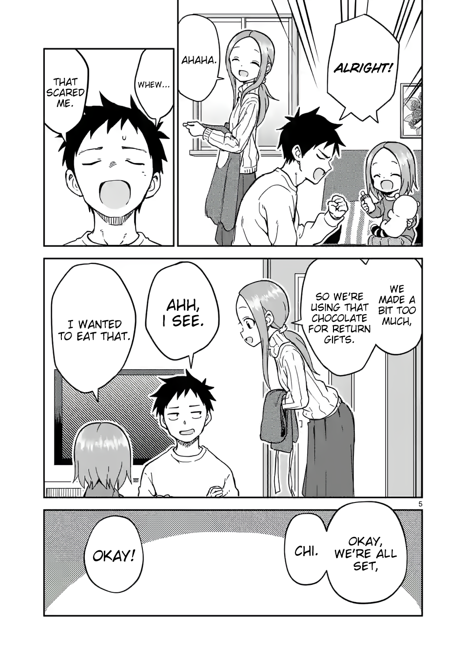 Karakai Jouzu no (Moto) Takagi-san Chapter 216 5